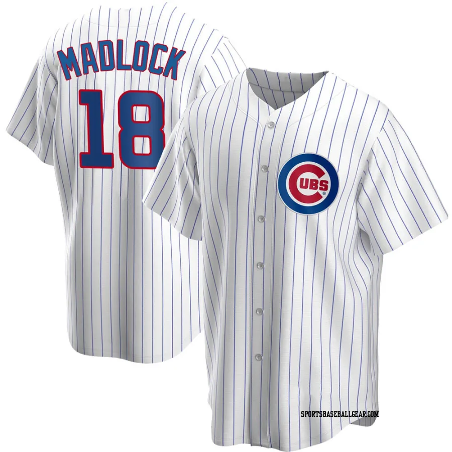 Bill Madlock Men's Chicago Cubs White Replica Home Jersey