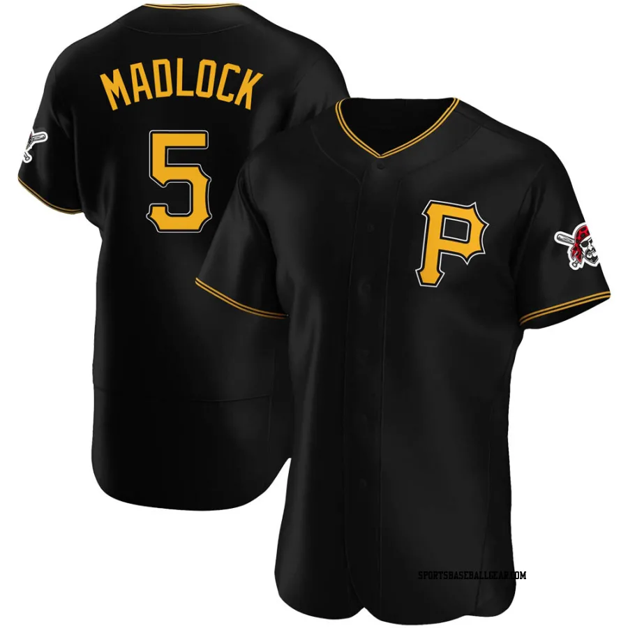 Bill Madlock Men's Pittsburgh Pirates Black Authentic Alternate Jersey