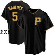 Bill Madlock Men's Pittsburgh Pirates Black Replica Alternate Jersey