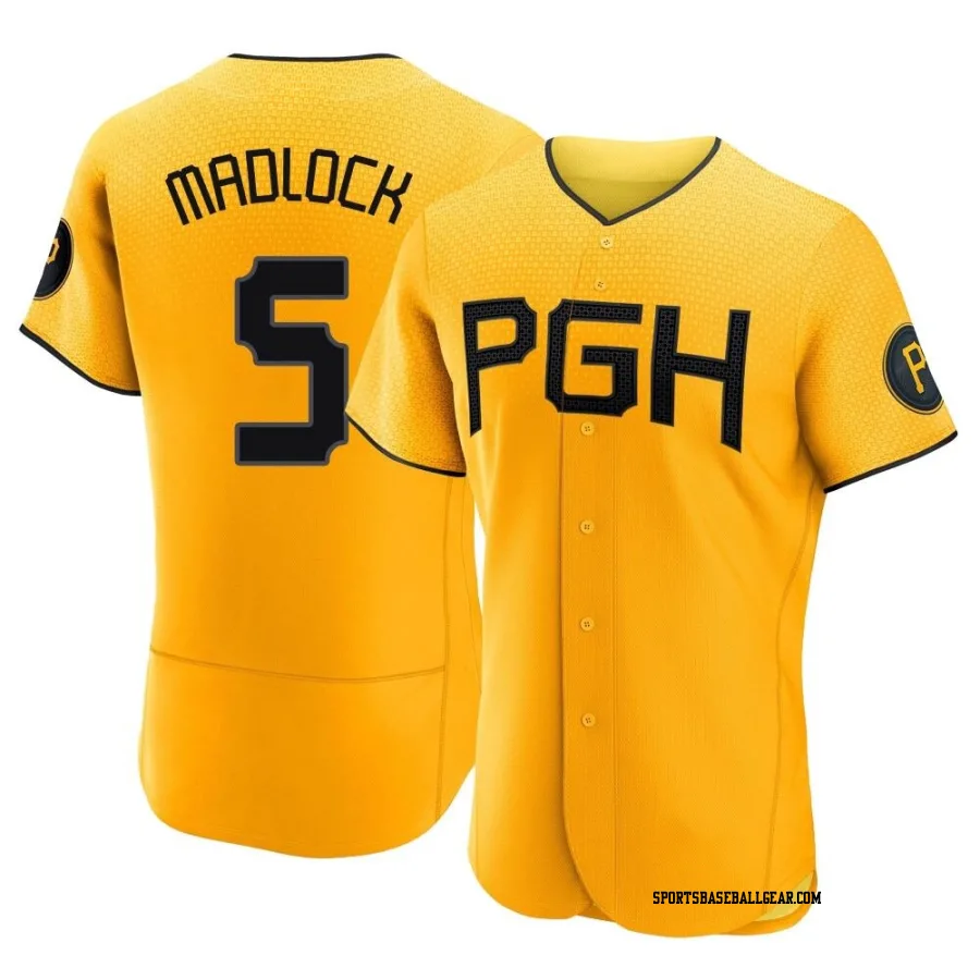 Bill Madlock Men's Pittsburgh Pirates Gold Authentic 2023 City Connect Jersey