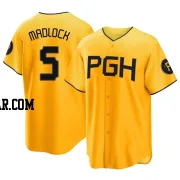 Bill Madlock Men's Pittsburgh Pirates Gold Replica 2023 City Connect Jersey