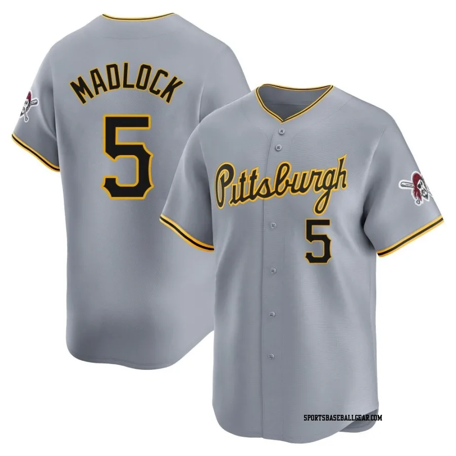 Bill Madlock Men's Pittsburgh Pirates Gray Limited Away Jersey