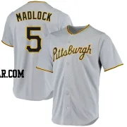 Bill Madlock Men's Pittsburgh Pirates Gray Replica Road Jersey