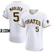 Bill Madlock Men's Pittsburgh Pirates White Elite Home Jersey