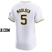 Bill Madlock Men's Pittsburgh Pirates White Elite Home Jersey