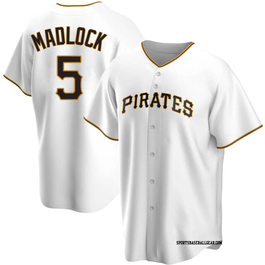 Bill Madlock Men's Pittsburgh Pirates White Replica Home Jersey