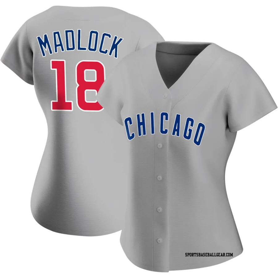 Bill Madlock Women's Chicago Cubs Gray Authentic Road Jersey