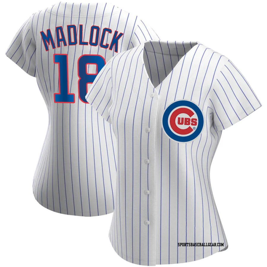 Bill Madlock Women's Chicago Cubs White Authentic Home Jersey