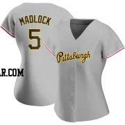 Bill Madlock Women's Pittsburgh Pirates Gray Replica Road Jersey