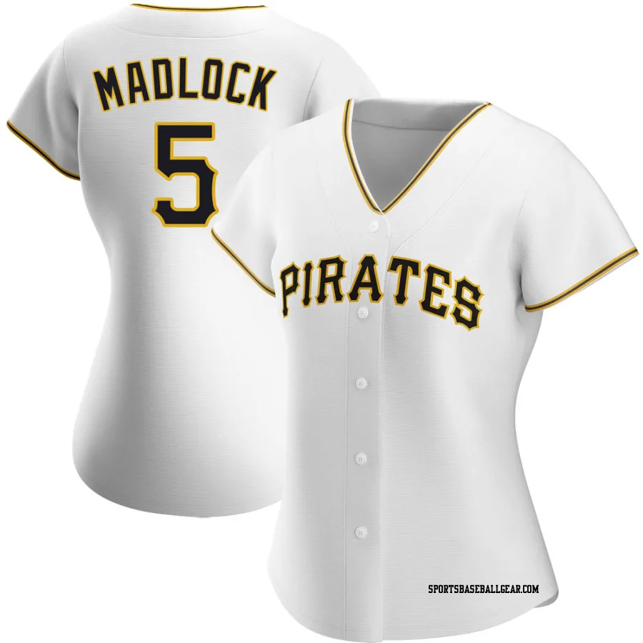 Bill Madlock Women's Pittsburgh Pirates White Authentic Home Jersey