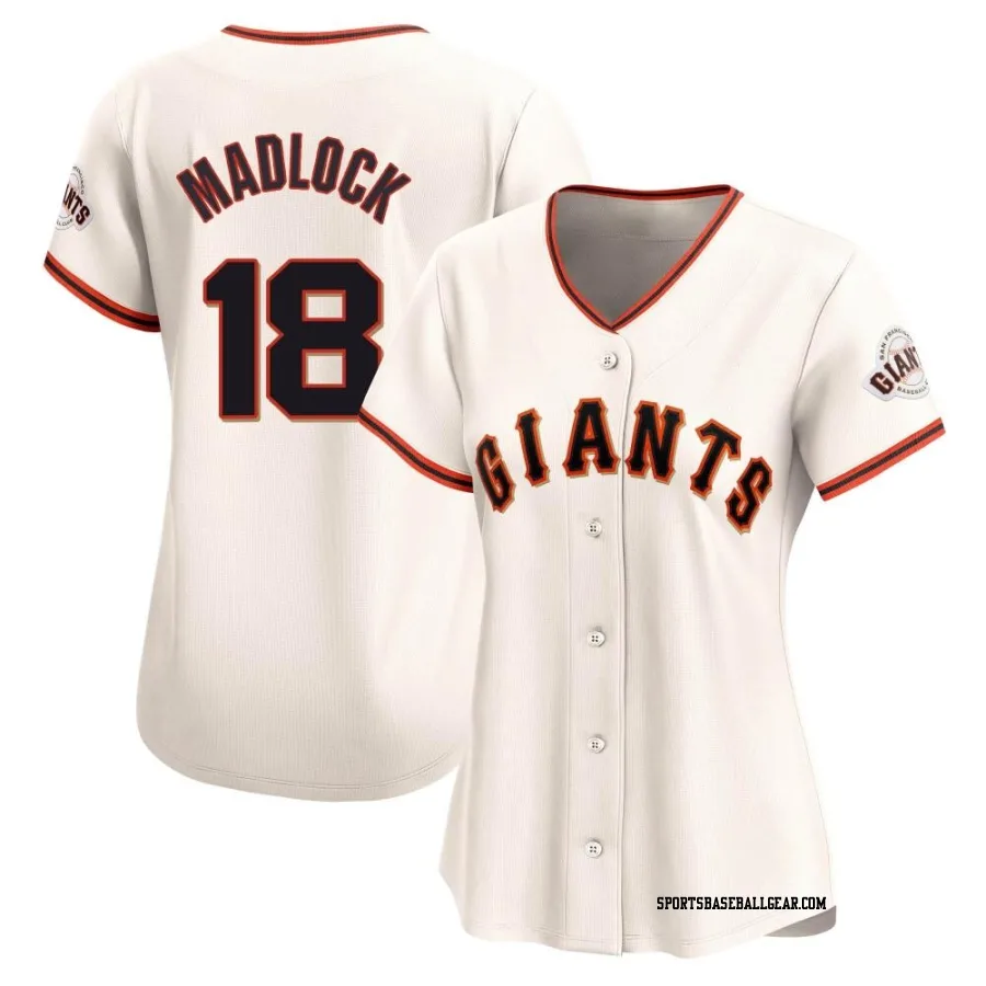 Bill Madlock Women's San Francisco Giants Cream Limited Home Jersey