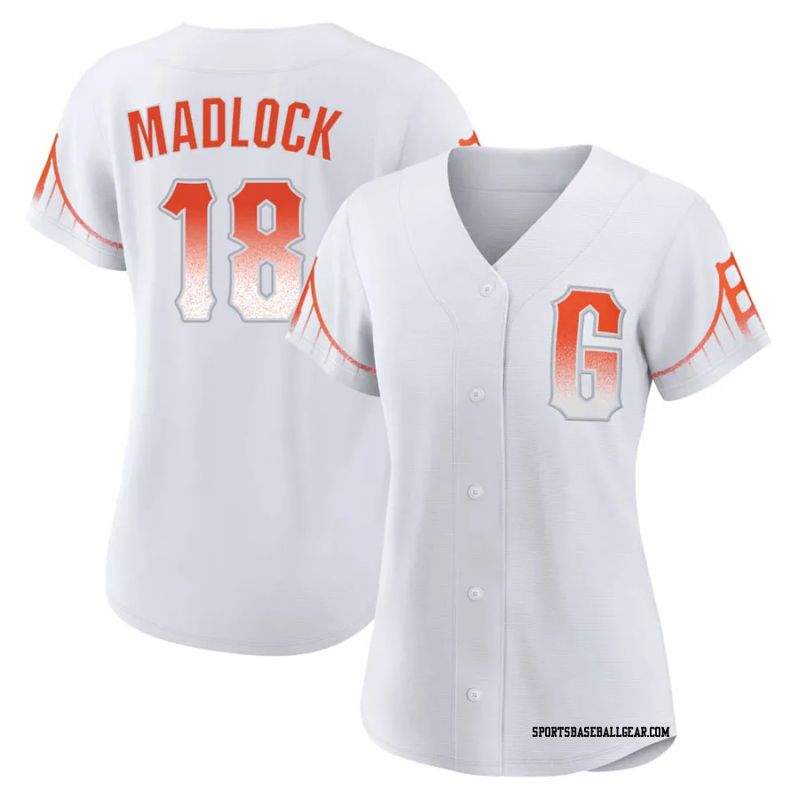 Bill Madlock Women's San Francisco Giants White Authentic 2021 City Connect Jersey