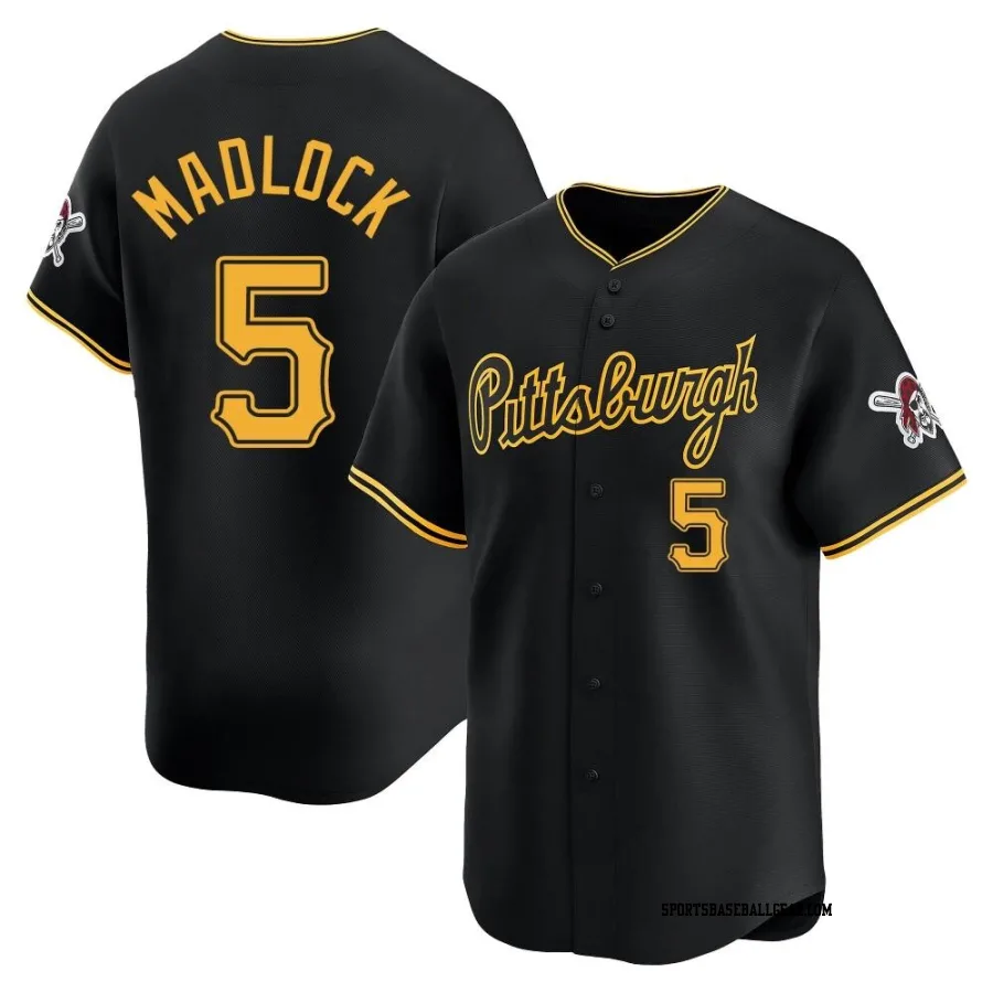 Bill Madlock Youth Pittsburgh Pirates Black Limited Alternate Jersey