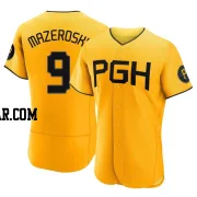 Bill Mazeroski Men's Pittsburgh Pirates Gold Authentic 2023 City Connect Jersey