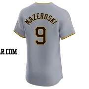 Bill Mazeroski Men's Pittsburgh Pirates Gray Elite Road Jersey