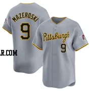 Bill Mazeroski Men's Pittsburgh Pirates Gray Limited Away Jersey