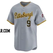 Bill Mazeroski Men's Pittsburgh Pirates Gray Limited Away Jersey