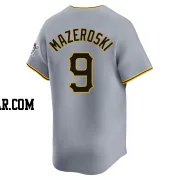 Bill Mazeroski Men's Pittsburgh Pirates Gray Limited Away Jersey