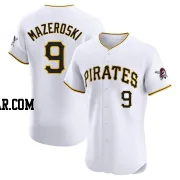 Bill Mazeroski Men's Pittsburgh Pirates White Elite Home Jersey