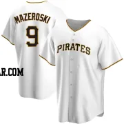 Bill Mazeroski Men's Pittsburgh Pirates White Replica Home Jersey