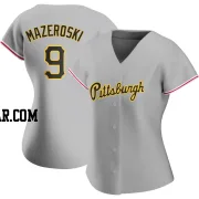 Bill Mazeroski Women's Pittsburgh Pirates Gray Authentic Road Jersey