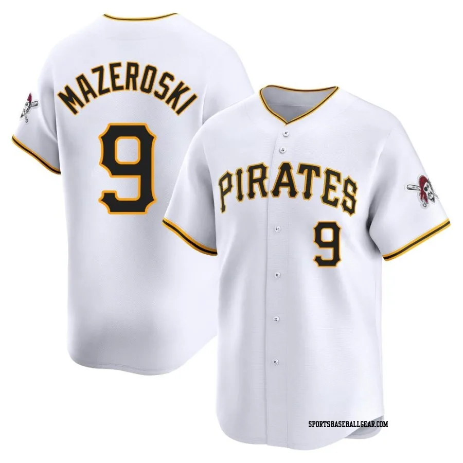 Bill Mazeroski Youth Pittsburgh Pirates White Limited Home Jersey