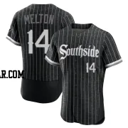 Bill Melton Men's Chicago White Sox Black Authentic 2021 City Connect Jersey