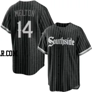 Bill Melton Men's Chicago White Sox Black Replica 2021 City Connect Jersey