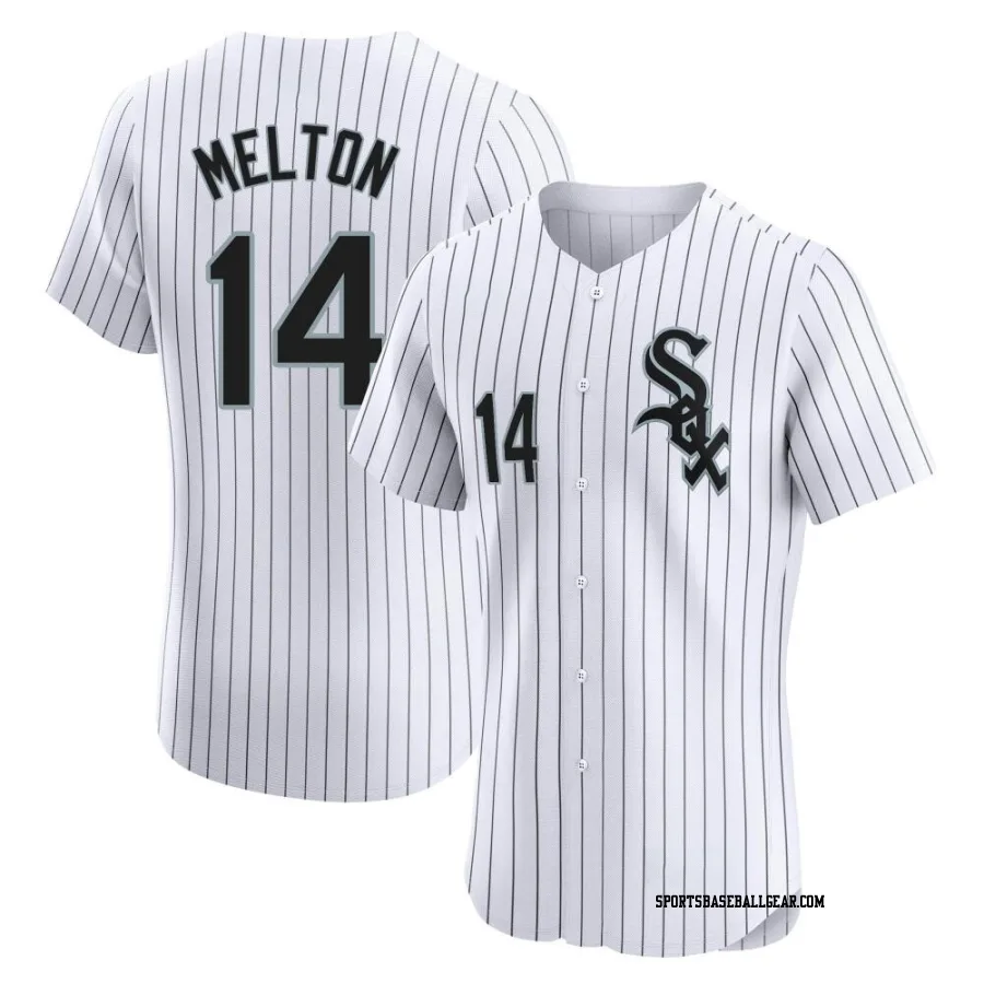 Bill Melton Men's Chicago White Sox White Elite Home Jersey