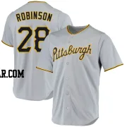 Bill Robinson Men's Pittsburgh Pirates Gray Replica Road Jersey