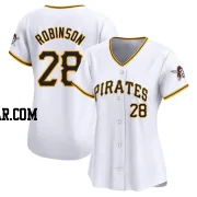 Bill Robinson Women's Pittsburgh Pirates White Limited Home Jersey