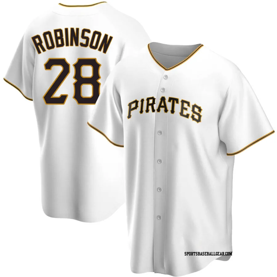 Bill Robinson Youth Pittsburgh Pirates White Replica Home Jersey