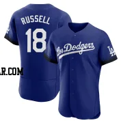 Bill Russell Men's Los Angeles Dodgers Royal Authentic 2021 City Connect Jersey