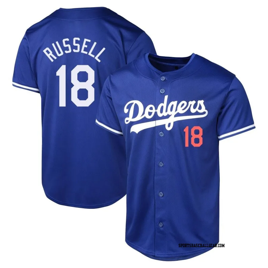 Bill Russell Men's Los Angeles Dodgers Royal Limited Alternate Jersey