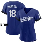 Bill Russell Women's Los Angeles Dodgers Royal Authentic 2021 City Connect Jersey