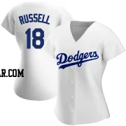 Bill Russell Women's Los Angeles Dodgers White Authentic Home Jersey