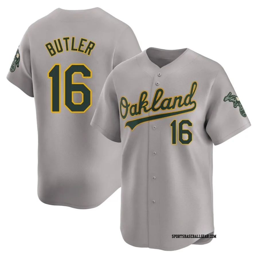 Billy Butler Men's Oakland Athletics Gray Limited Away Jersey