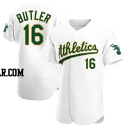 Billy Butler Men's Oakland Athletics White Authentic Home Jersey