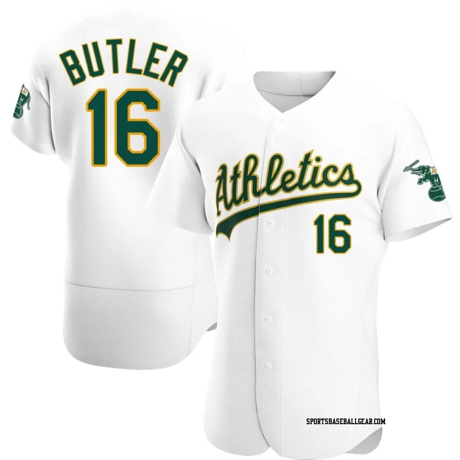 Billy Butler Men's Oakland Athletics White Authentic Home Jersey