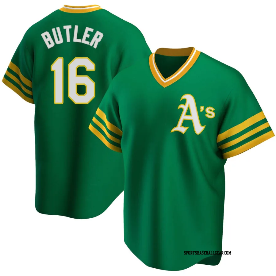 Billy Butler Youth Oakland Athletics Green Replica R Kelly Road Cooperstown Collection Jersey