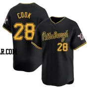 Billy Cook Men's Pittsburgh Pirates Black Limited Alternate Jersey