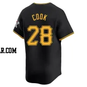 Billy Cook Men's Pittsburgh Pirates Black Limited Alternate Jersey