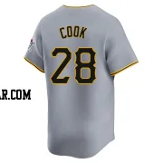 Billy Cook Youth Pittsburgh Pirates Gray Limited Away Jersey