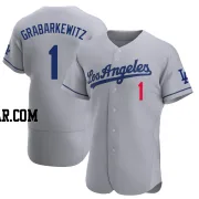 Billy Grabarkewitz Men's Los Angeles Dodgers Gray Authentic Away Jersey