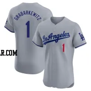 Billy Grabarkewitz Men's Los Angeles Dodgers Gray Elite Road Jersey