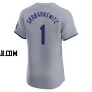 Billy Grabarkewitz Men's Los Angeles Dodgers Gray Elite Road Jersey