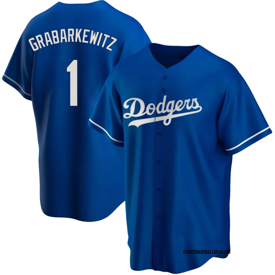 Billy Grabarkewitz Men's Los Angeles Dodgers Royal Replica Alternate Jersey