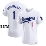 Billy Grabarkewitz Men's Los Angeles Dodgers White Elite Home Jersey