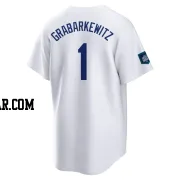 Billy Grabarkewitz Men's Los Angeles Dodgers White Replica 2024 World Tour Seoul Series Home Jersey