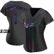 Billy Grabarkewitz Women's Los Angeles Dodgers Black Holographic Replica Alternate Jersey